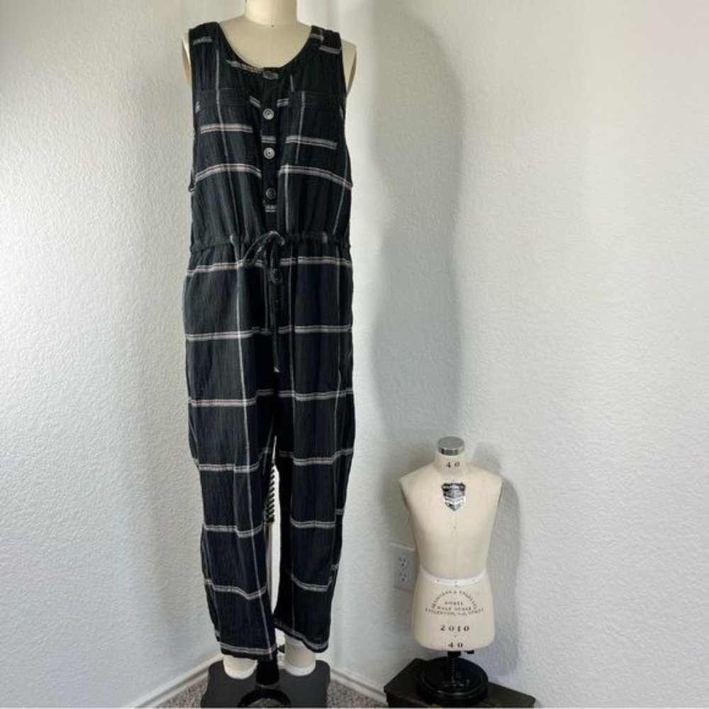 FP Keep it in Check Gridded Plaid Jumpsuit